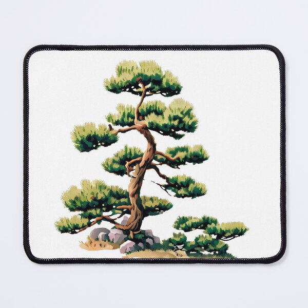 Item preview, Japanese pine tree brushing art  designed and sold by Rinohana.