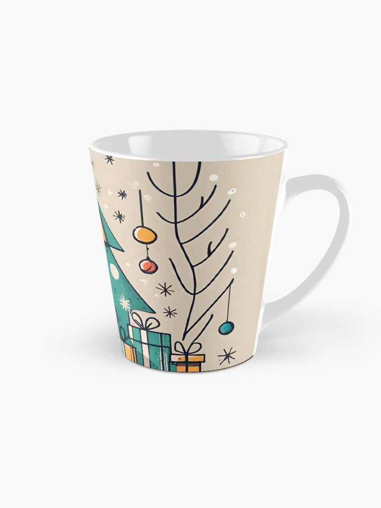 Thumbnail 1 of 4, Coffee Mug, Christmas Tree with Presents Drawing designed and sold by Patricks-Art.