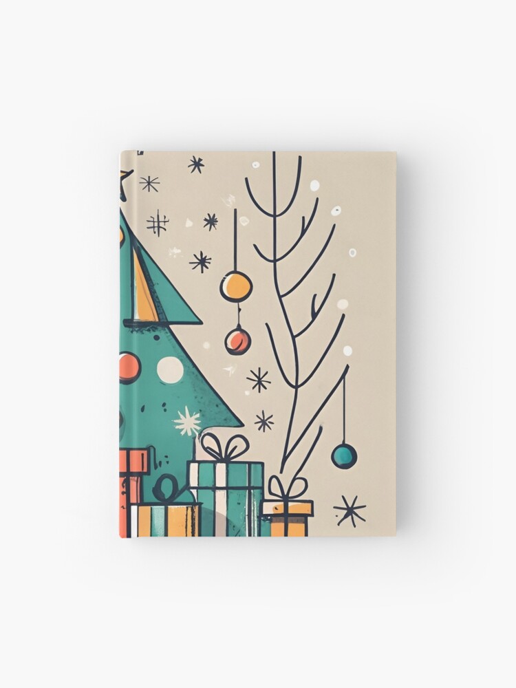 Thumbnail 1 of 3, Journal, Christmas Tree with Presents Drawing designed and sold by Patricks-Art.