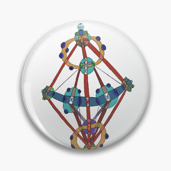 Item preview, geometrical mandala sculpture colorated form designed and sold by Sergiogioart.