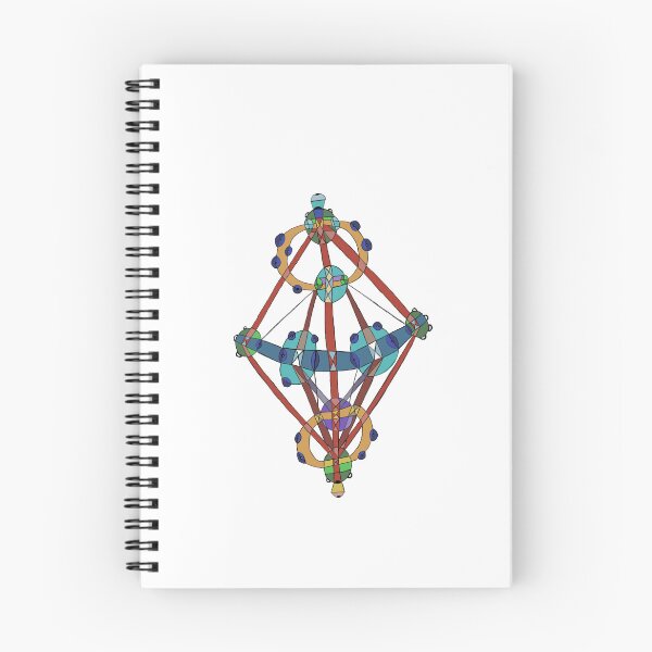 Item preview, geometrical mandala sculpture colorated form designed and sold by Sergiogioart.