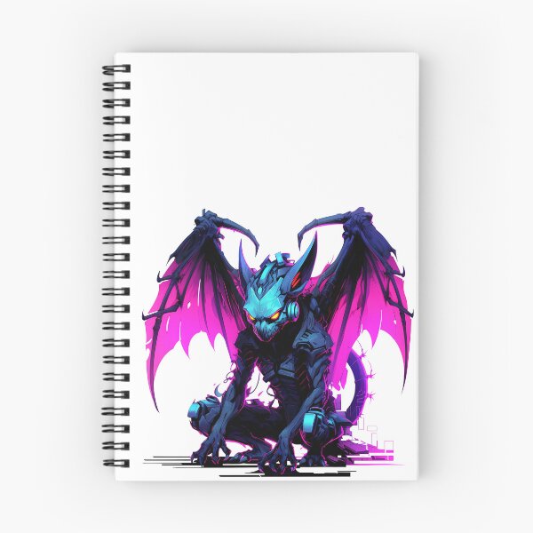 Item preview, Cyberpunk Gargoyle in Neon Colors designed and sold by SchorlCraft.