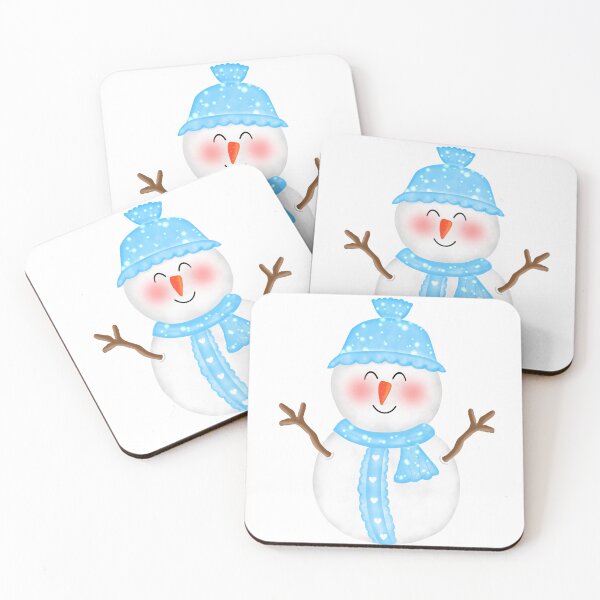 Item preview, Cute smile Snowman with blue decoration  designed and sold by Onanong2531.