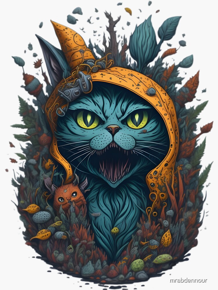 Tattoo Smurf Cat - Smurf Cat - Posters and Art Prints