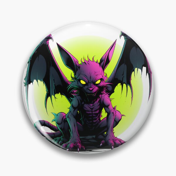 Item preview, Cyberpunk Gargoyle in Neon Colors designed and sold by SchorlCraft.