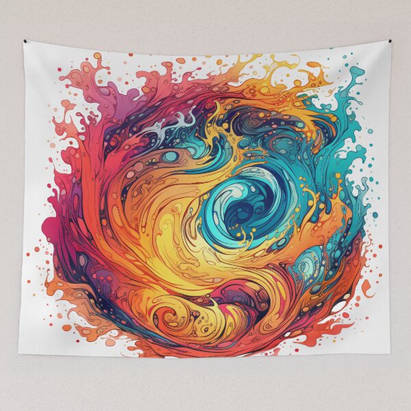 Item preview, Circle of Creation circle-wave t-shirts designed and sold by Quarkari.