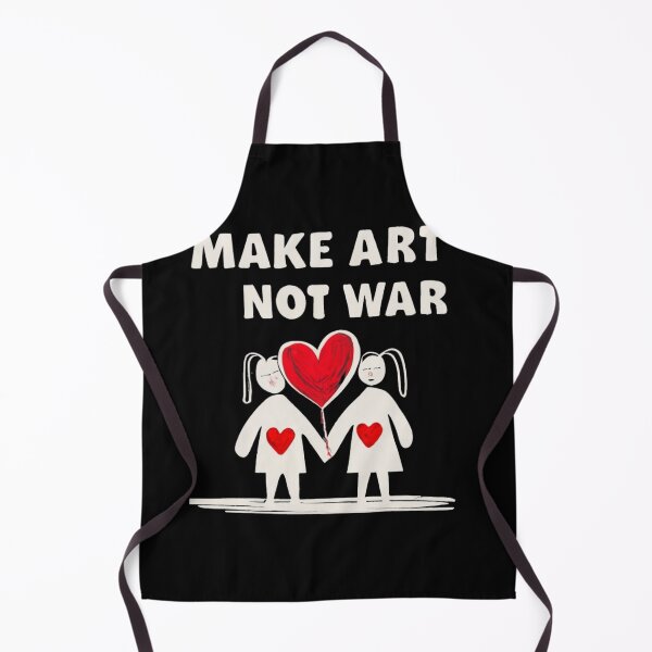 Item preview, Make Art Not War designed and sold by rayo-art.
