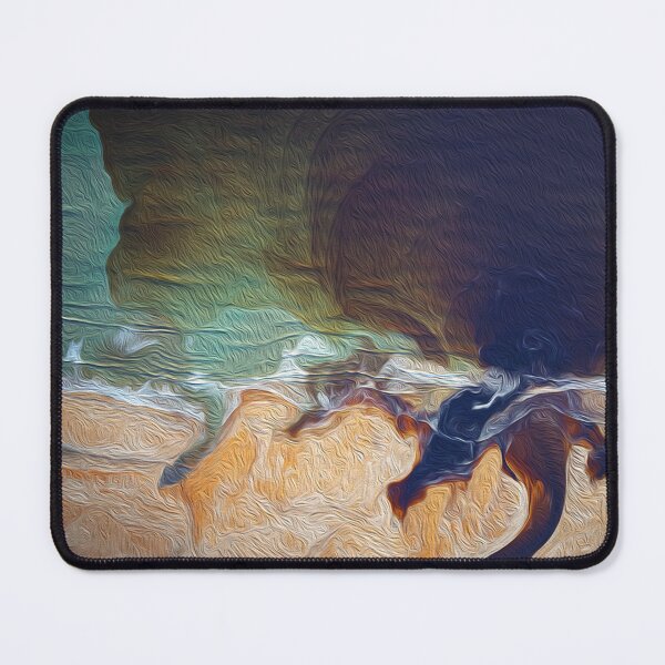 Item preview, Tannin affected River entering the ocean. designed and sold by Huskyyy Designs.