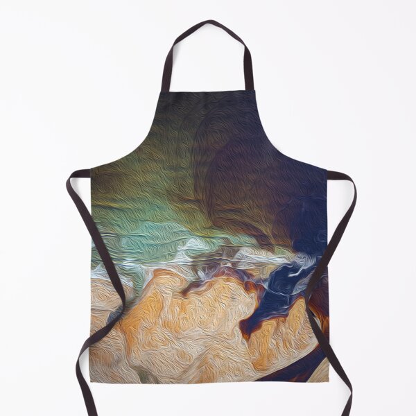 Item preview, Tannin affected River entering the ocean. designed and sold by Huskyyy Designs.