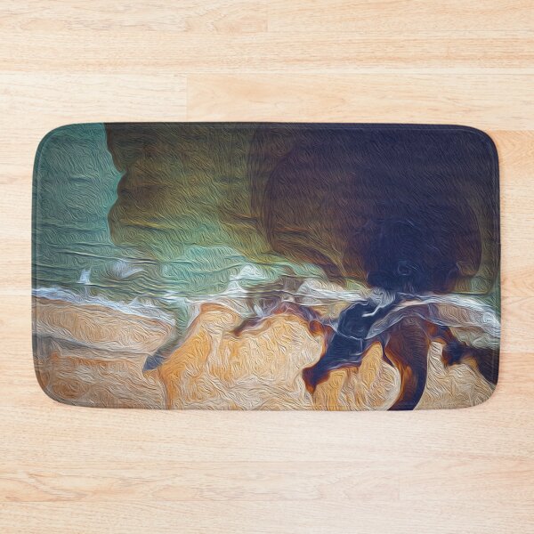 Item preview, Tannin affected River entering the ocean. designed and sold by Huskyyy Designs.