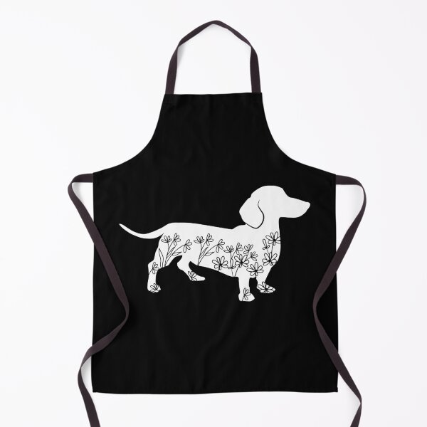 Item preview, Cute Dachshund Silhouettes Flowers designed and sold by Hic21.