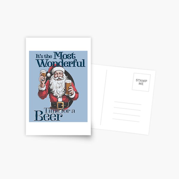 Item preview, It's the most wonderful time for a beer- Tis The Most Wonderful Time Of The Year - Santa Claus Nightmare Before Christmas - The Santa Claus Story  designed and sold by JansenGS.