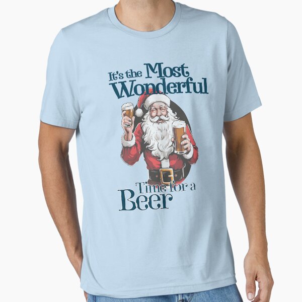 Item preview, It's the most wonderful time for a beer- Tis The Most Wonderful Time Of The Year - Santa Claus Nightmare Before Christmas - The Santa Claus Story  designed and sold by JansenGS.