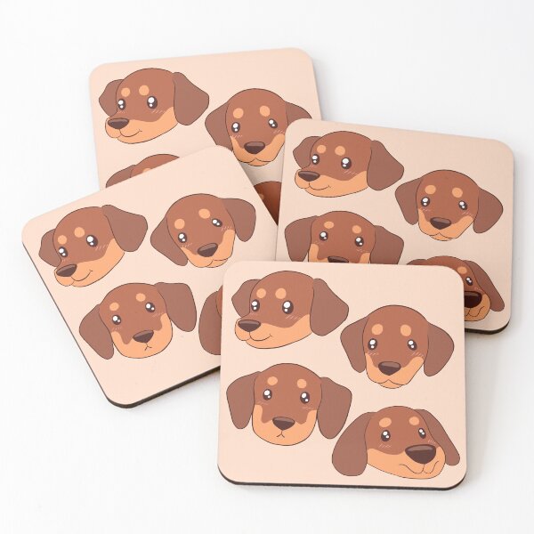Item preview, Cute dachshund dog face pattern  designed and sold by Yaragold.