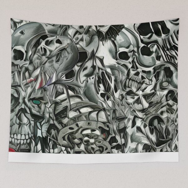 Item preview, Skulls on mass.  designed and sold by Glenbobagins.