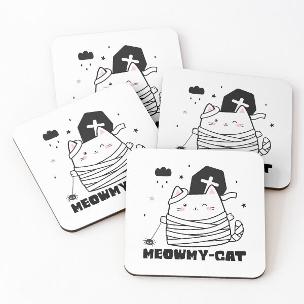 Item preview, Cute Mummy Meowmy Cat designed and sold by ElCrocodel.