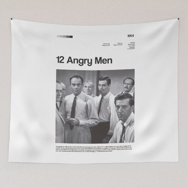 Item preview, 12 angry men movie poster designed and sold by paulrommer.