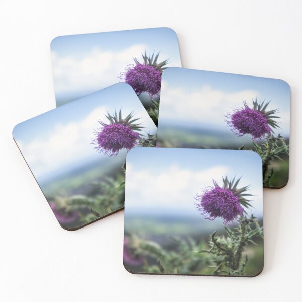 Item preview, Thistles on the cliff at Cheddar Gorge designed and sold by Ann Biddlecombe.