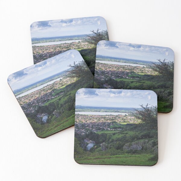 Item preview, View from Cheddar Gorge cliffs looking over the reservoir  designed and sold by Ann Biddlecombe.