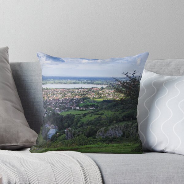 Item preview, View from Cheddar Gorge cliffs looking over the reservoir  designed and sold by Ann Biddlecombe.