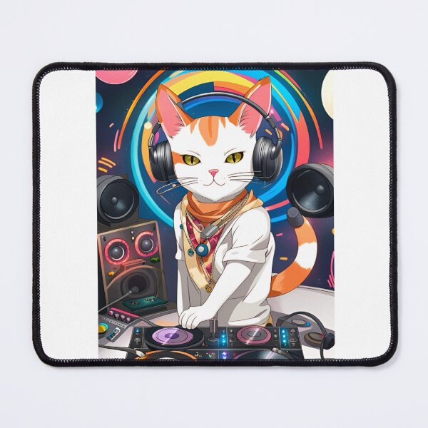 Item preview, Dj cat. designed and sold by KorArtStudio.