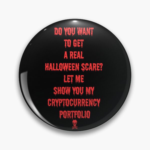 Item preview,  Cryptocurrency Halloween Scare Unisex Tee -  Funny Crypto Investment halloween design designed and sold by Loffartdesign.