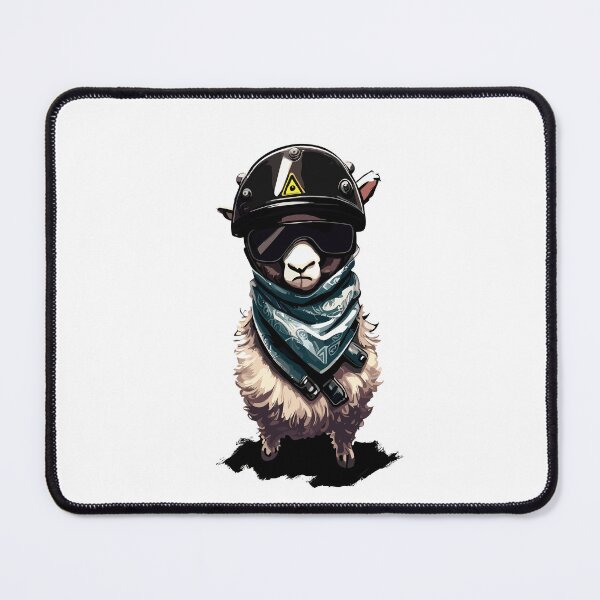Item preview, Cool rider llama  designed and sold by TomFrontierArt.