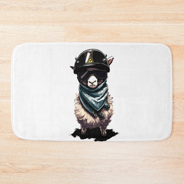 Item preview, Cool rider llama  designed and sold by TomFrontierArt.