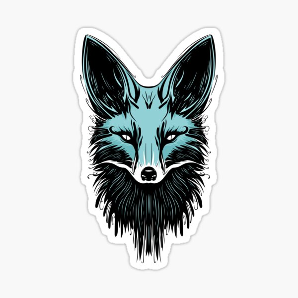 Item preview, Wild Fox Turquoise Fox designed and sold by Christine Krahl.