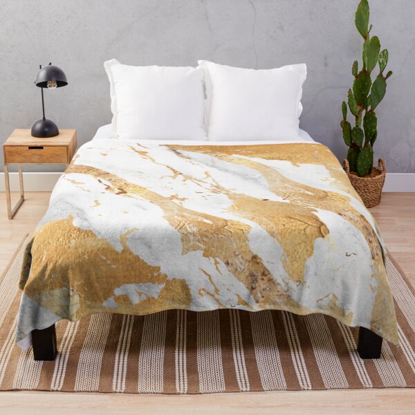 Item preview, Classy White And Gold Marble Pattern designed and sold by WomenLevelUp.