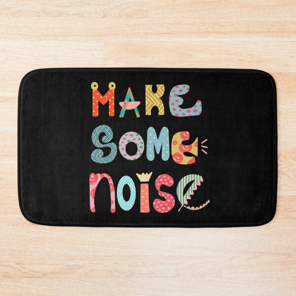 Item preview, Make Some Noise – Typo Art designed and sold by Come Cosi.