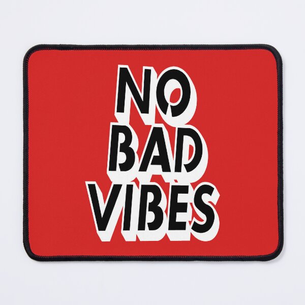Item preview, No Bad Vibes Retro Style Typography Art Quote 1 designed and sold by taiche.