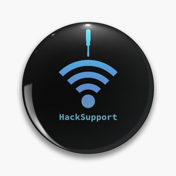 Item preview, Hack-Support: A Cybersecurity Design (Blue) designed and sold by McNerdic.