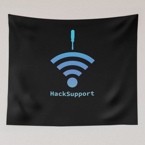 Item preview, Hack-Support: A Cybersecurity Design (Blue) designed and sold by McNerdic.