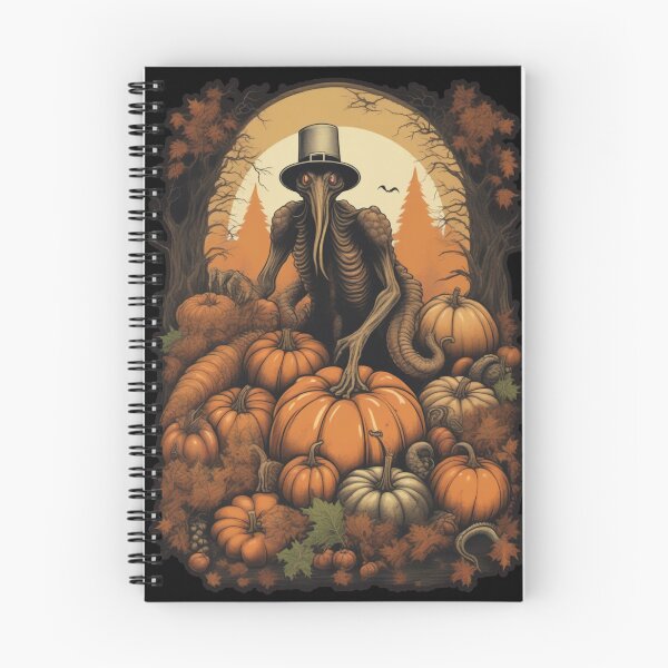Item preview, Lovecraftian Pilgrim in Pumpkin Patch - Thanksgiving Madness designed and sold by WolfMerrik.