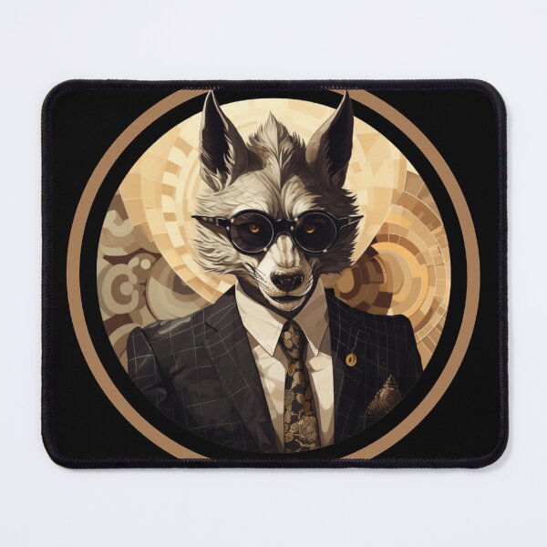 Item preview, BUSINESS WOLF IN SUNGLASSES RETRO 8 designed and sold by justyna-s28.
