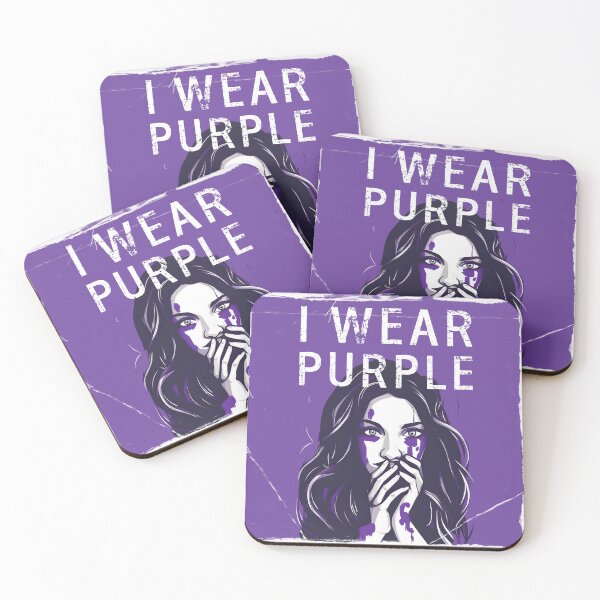 Item preview, I Wear Purple (Domestic Violence Awareness) designed and sold by Roman-Designer.