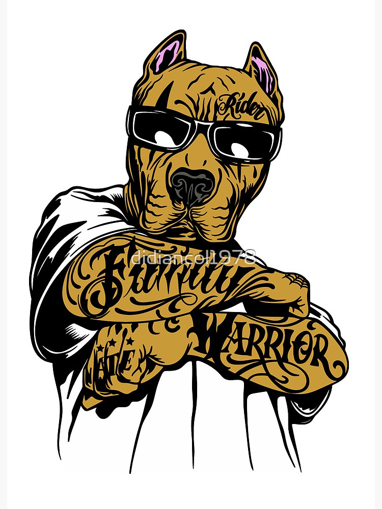 Pin by Rachael Aurora on Tattoos | Angry dog, Dog illustration, Pitbull art