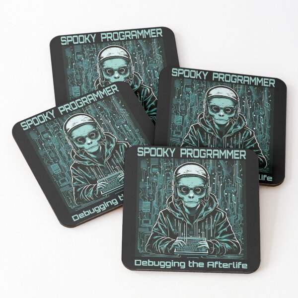 Item preview, Spooky Programmer Debugging the Afterlife  designed and sold by al21ex.