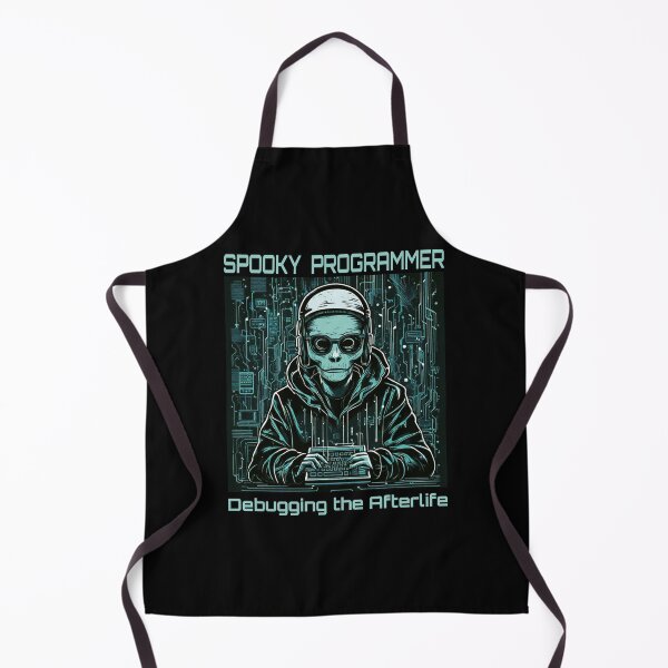 Item preview, Spooky Programmer Debugging the Afterlife  designed and sold by al21ex.