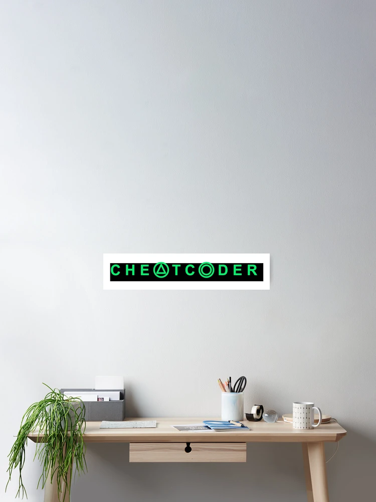 Thumbnail 2 von 3, Poster, Cheatcoder designt und verkauft von cheatcodestore.