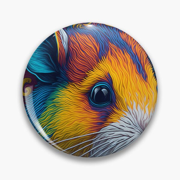 Item preview, "Captivating 2D Vector Art: A Hamster's Head in Exquisite Detail" designed and sold by Best-Art-32.
