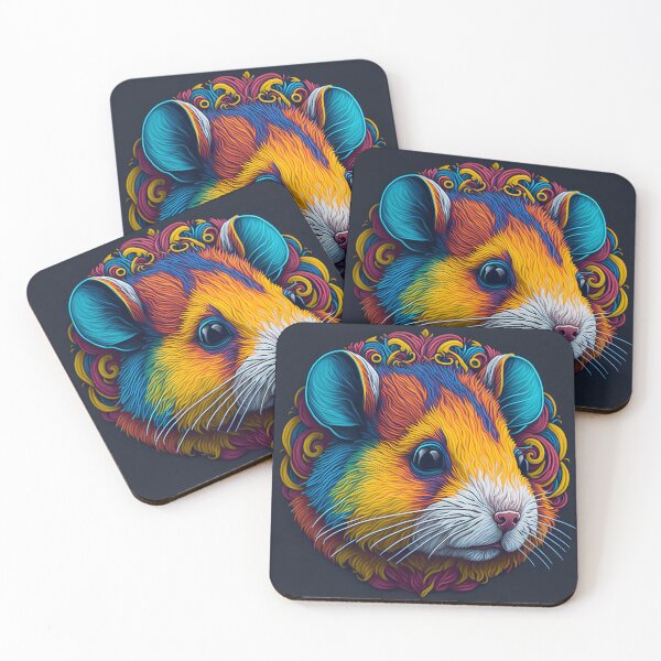 Item preview, "Captivating 2D Vector Art: A Hamster's Head in Exquisite Detail" designed and sold by Best-Art-32.