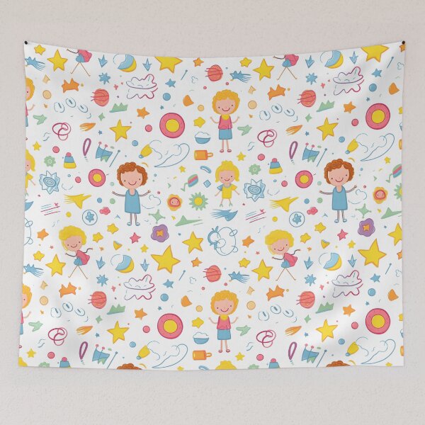 Item preview, Flat Design Whimsy: Baby Toy Dreams designed and sold by hansamanmilan.