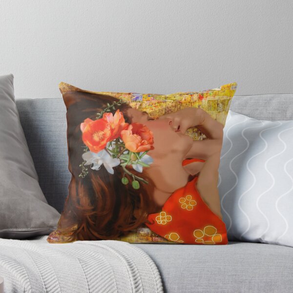 Item preview, Chica en edredón amarillo designed and sold by F.A. Moore.