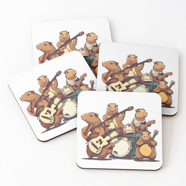 Item preview, Capibaras band designed and sold by SabatStudio.