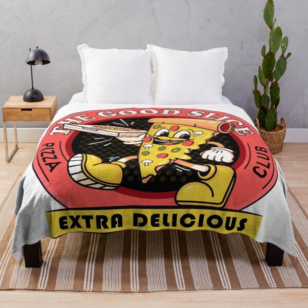Item preview, The Good slice, retro mascot pizza that brings food designed and sold by Kevyn Adha.