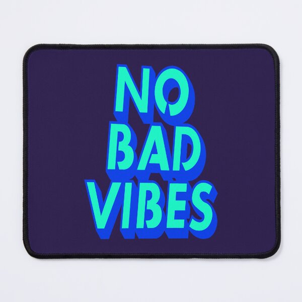 Item preview, No Bad Vibes Retro Style Typography Art Quote 4 designed and sold by taiche.