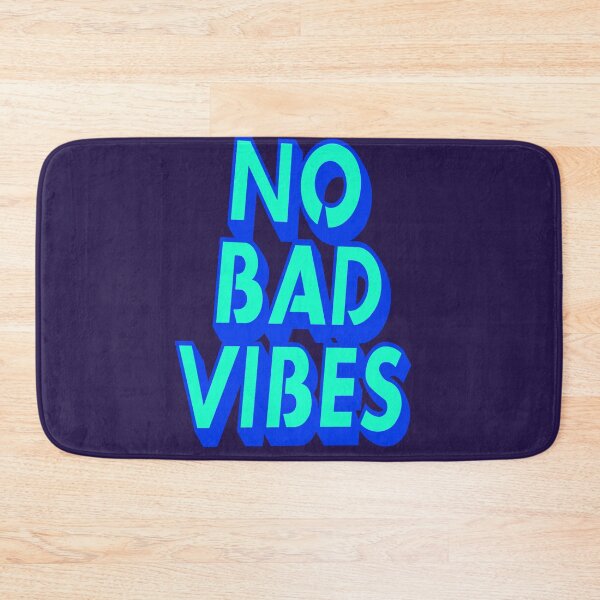 Item preview, No Bad Vibes Retro Style Typography Art Quote 4 designed and sold by taiche.