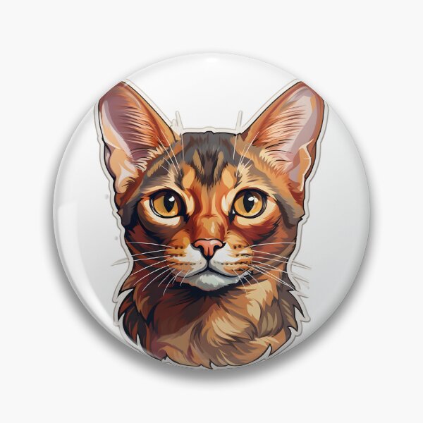 Item preview, Abyssinian cat designed and sold by oilidesing.